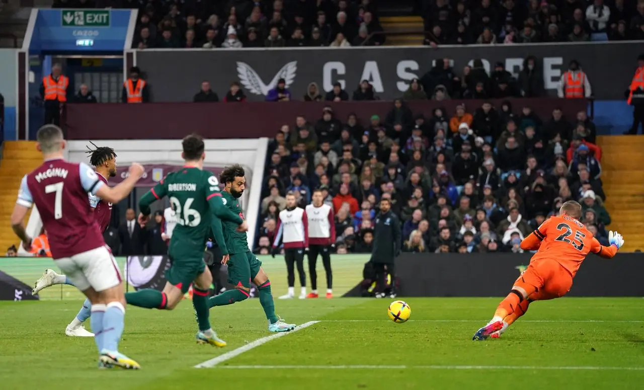 Mohamed Salah scores