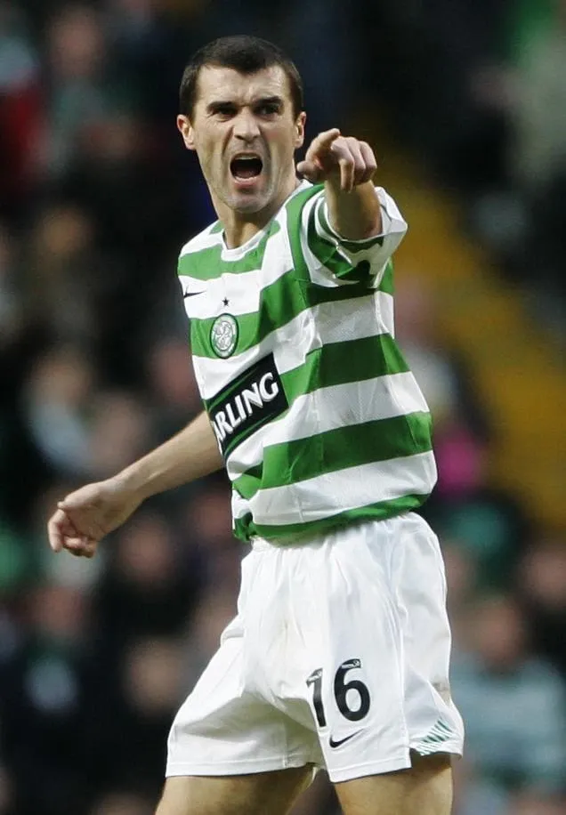 Roy Keane in action for Celtic