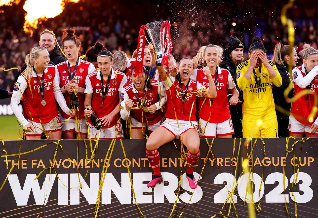 Arsenal won the Continental Cup earlier this month (Zac Goodwin/PA)