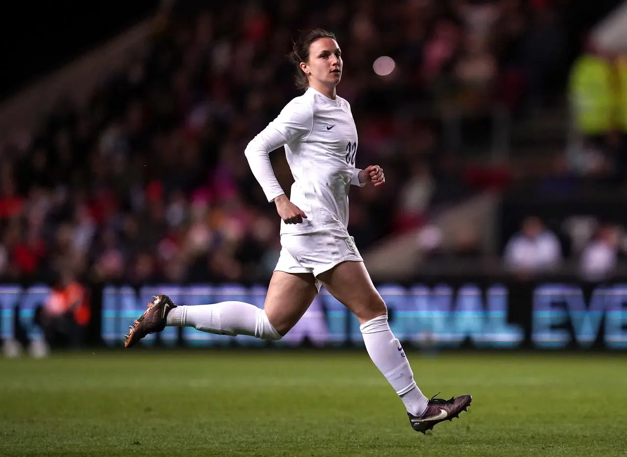 Lotte Wubben-Moy in action for England (Nick Potts/PA)