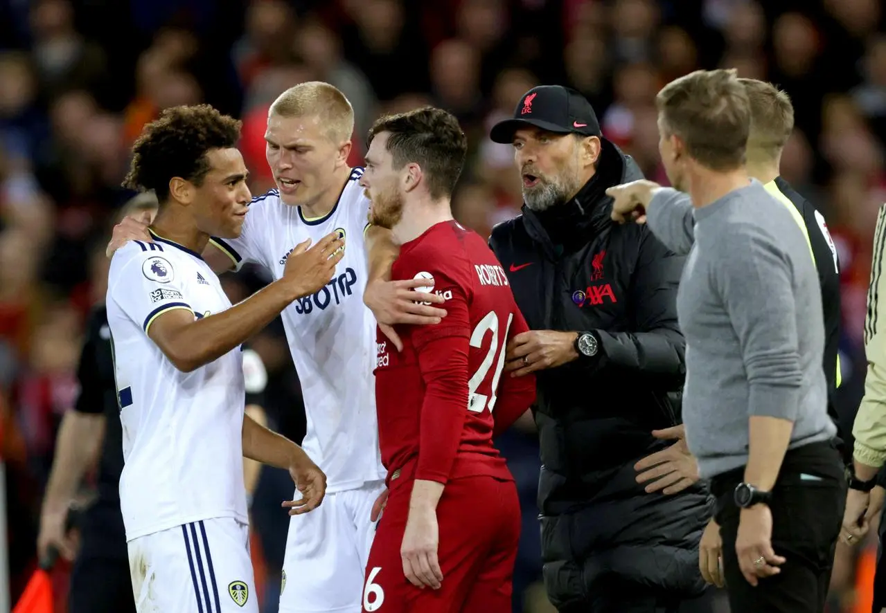 Liverpool clash with Leeds on Monday