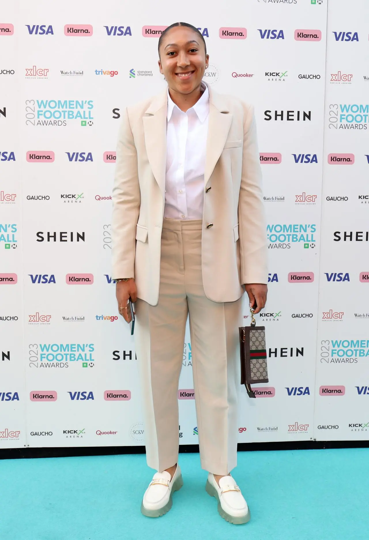 Lauren James arriving at the Women’s Football Awards (Belinda Jiao/PA)