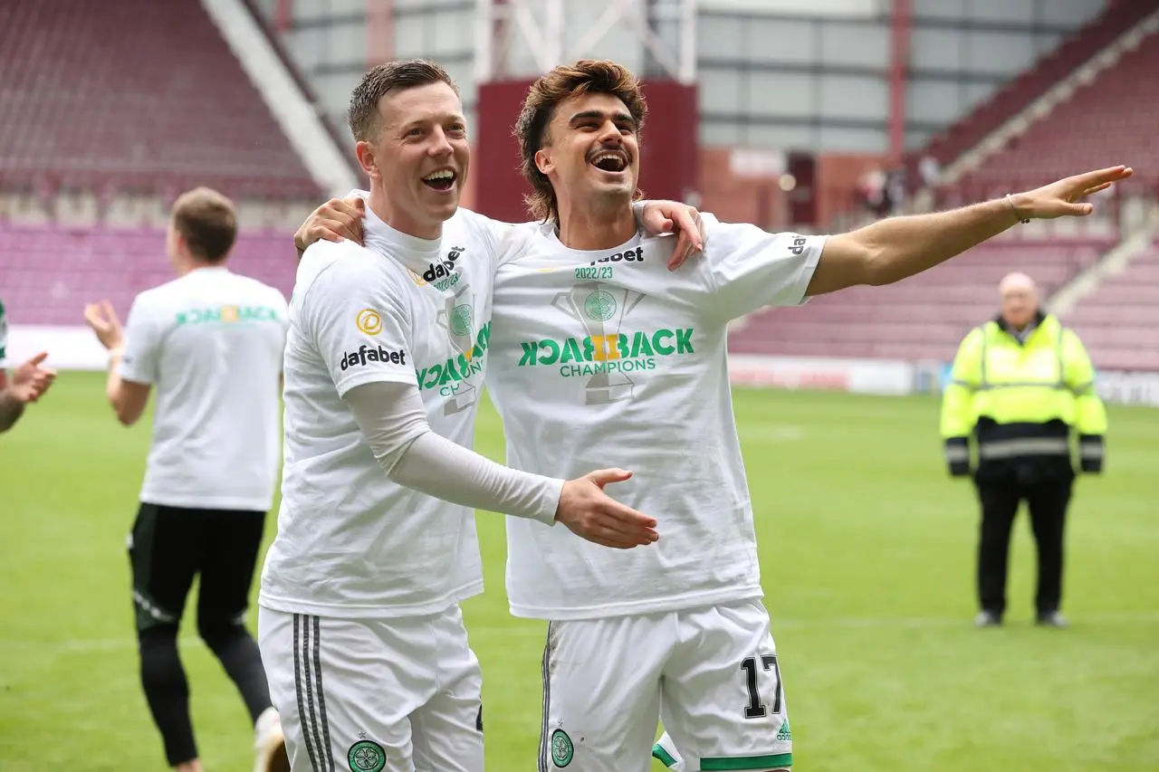 Callum McGregor (left)