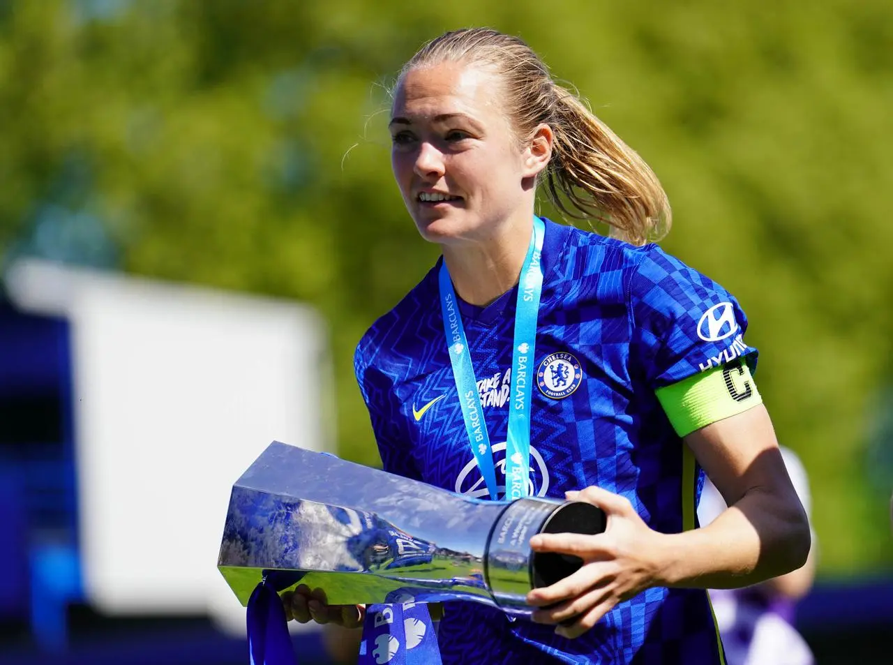 Magdalena Eriksson will hope to leave after lifting the WSL trophy again