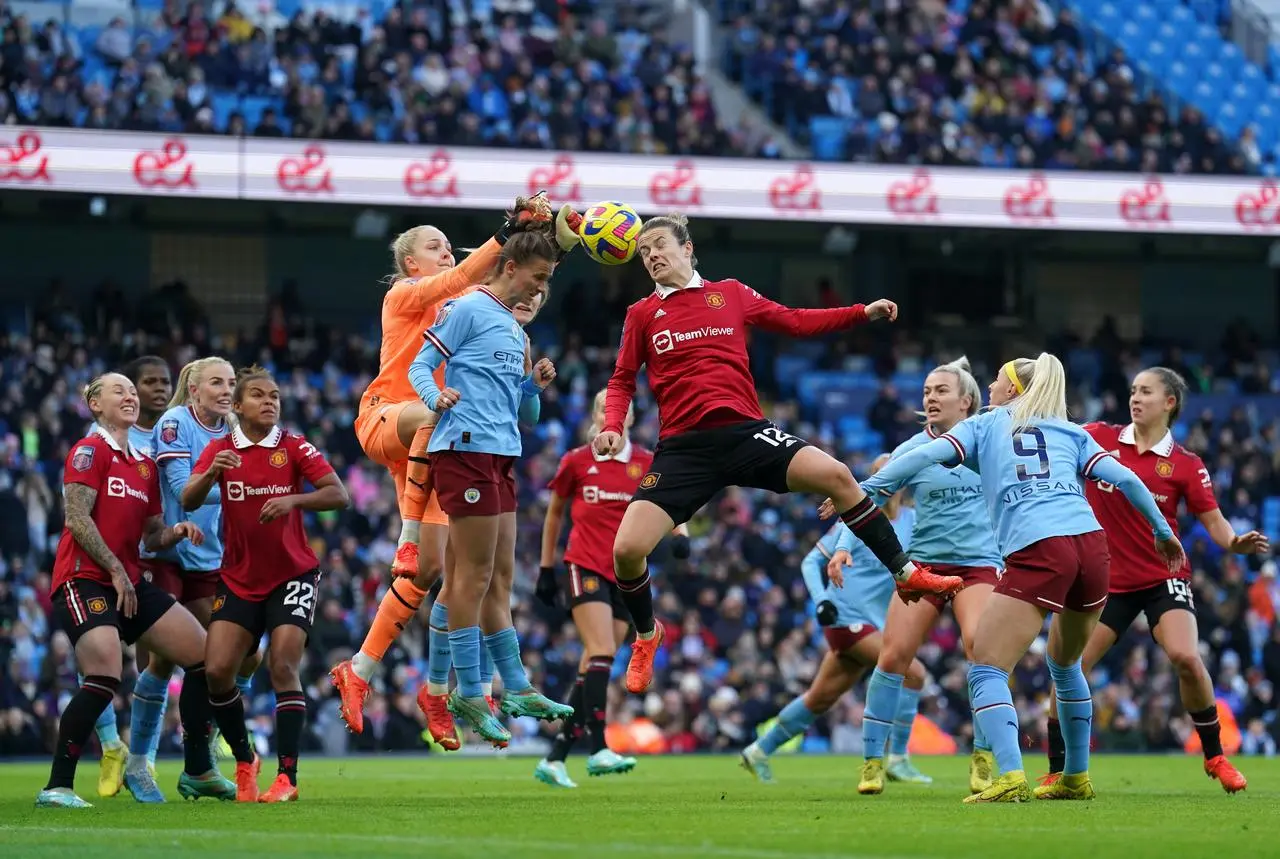 Manchester City and Manchester United drew 1-1 at the Etihad Stadium in December