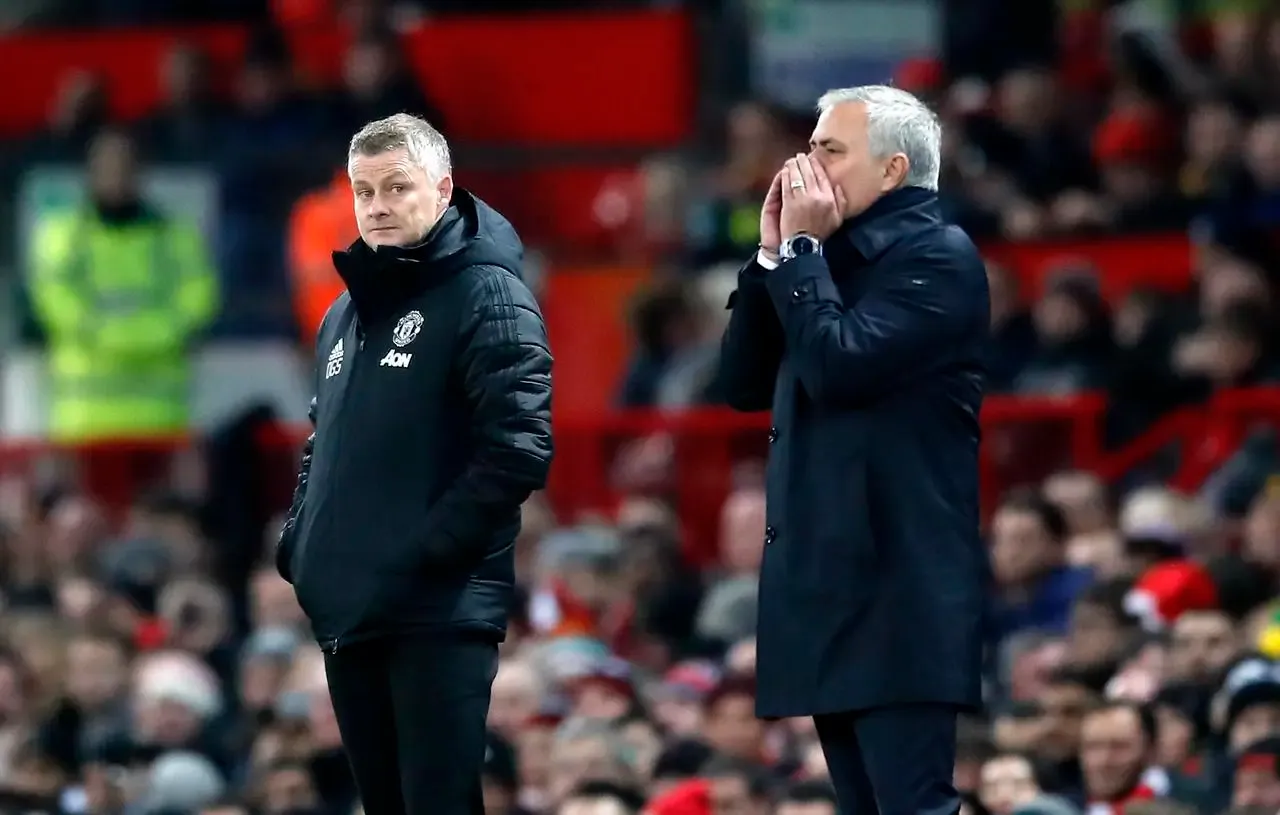 Ole Gunnar Solskjaer, left, and Jose Mourinho also failed to achieve long-term success in the Old Trafford dugout