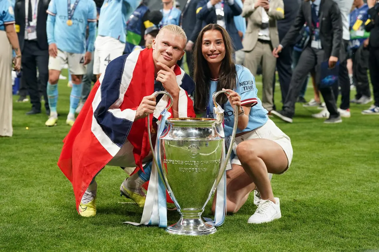 Haaland with the Champions League