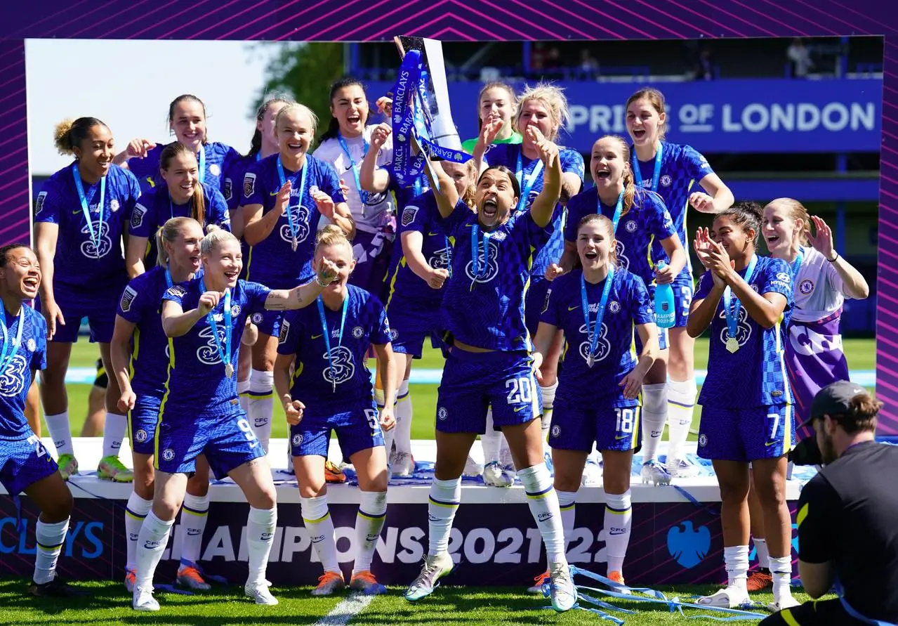 Chelsea won the WSL title in 2022
