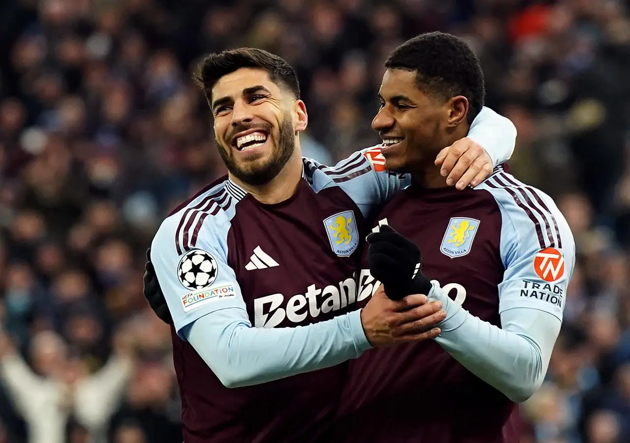 Marcus Rashford helped Aston Villa reach the Champions League quarter-finals on Wednesday