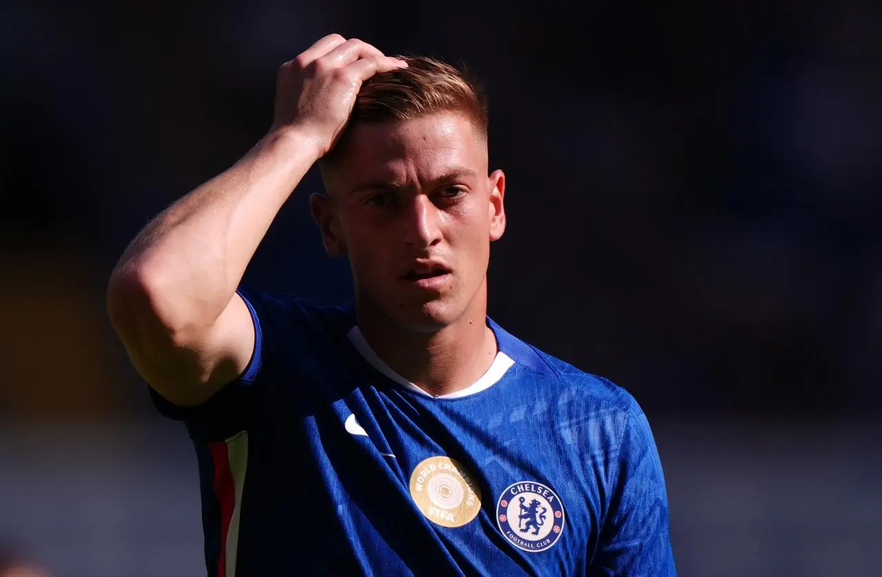 Liam Delap in action for Chelsea