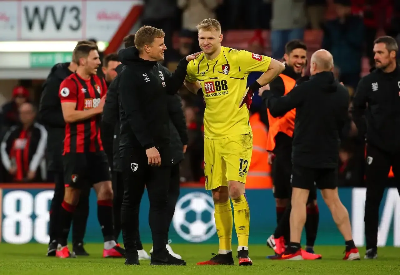 Aaron Ramsdale worked with Eddie Howe at Bournemouth