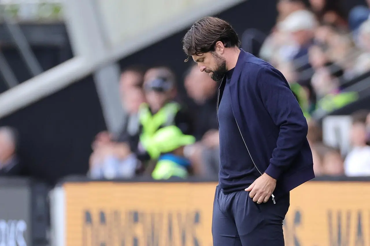 Russell Martin on the touchline during Rangers' game at St Mirren