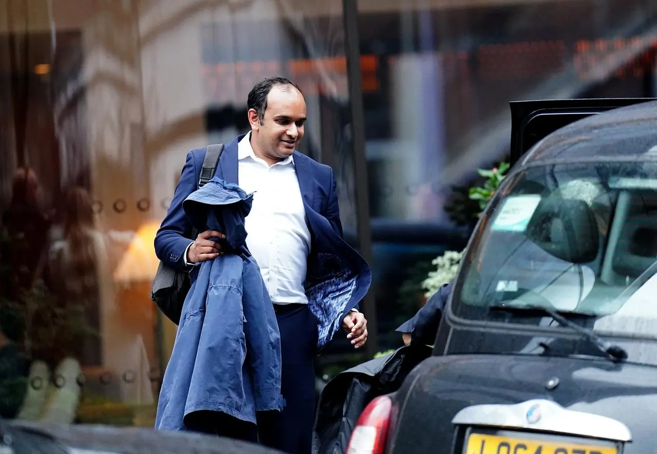 Vinai Venkatesham pictured at a Premier League shareholders' meeting during his time as Arsenal chief executive