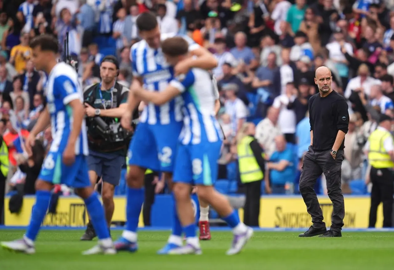 Brighton and Hove Albion v Manchester City – Premier League – American Express Stadium