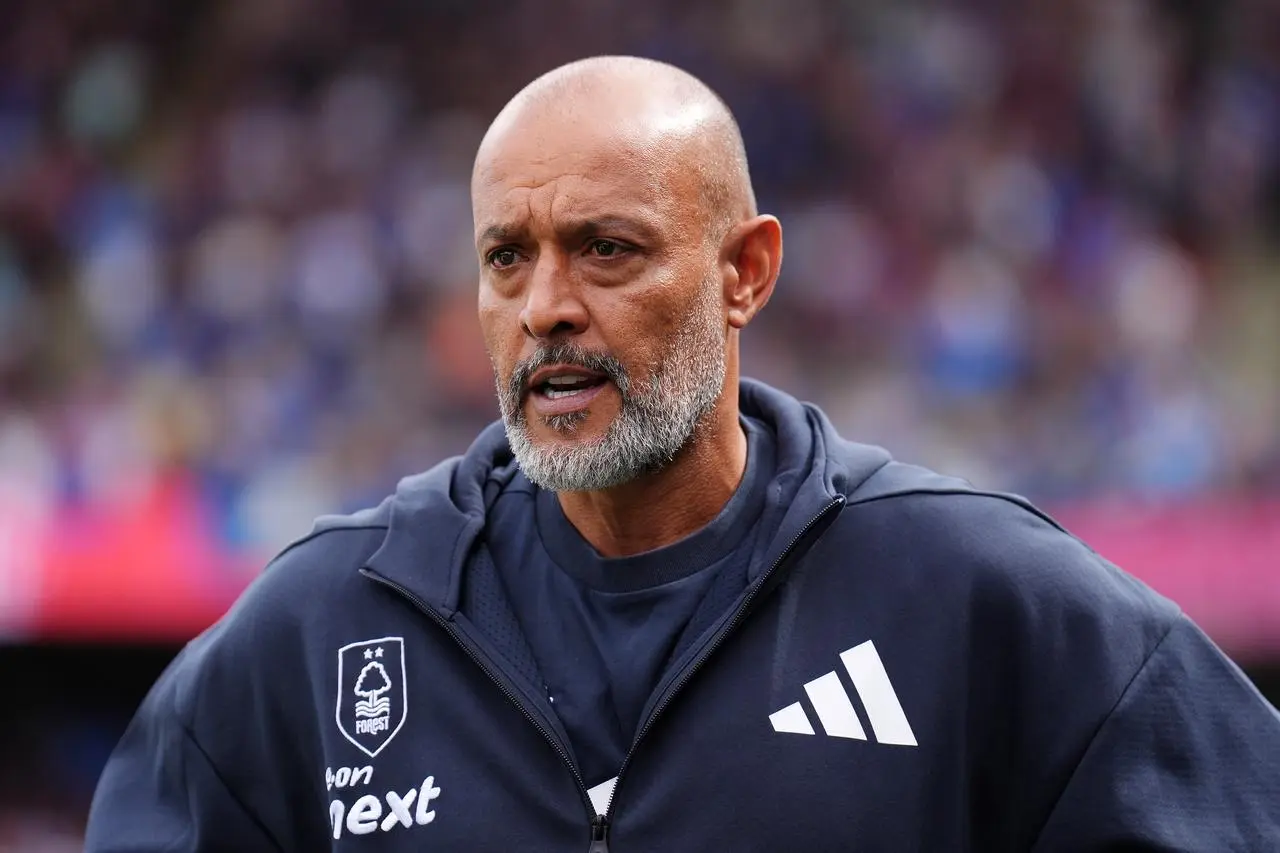 Nottingham Forest boss Nuno Espirito Santo looks frustrated on the touchline
