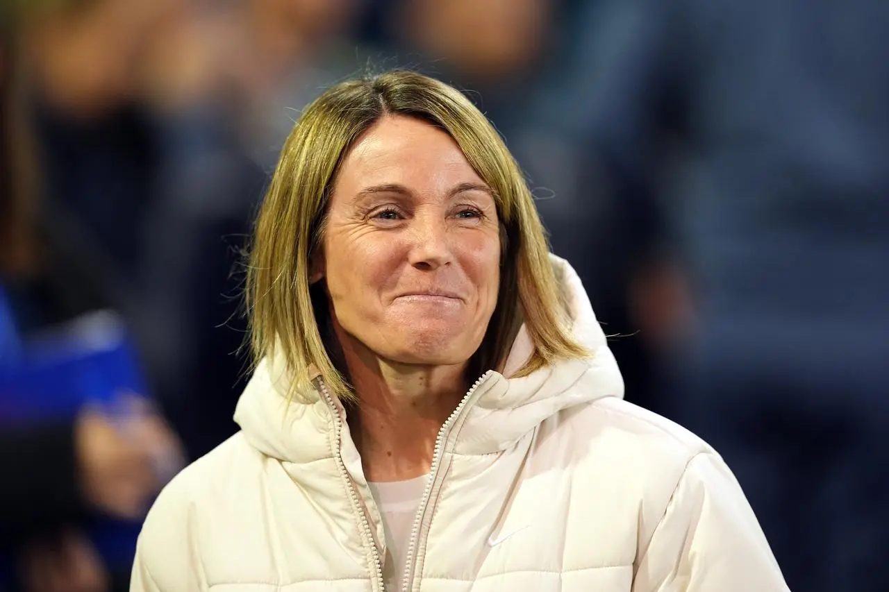 Chelsea manager Sonia Bompastor smiles