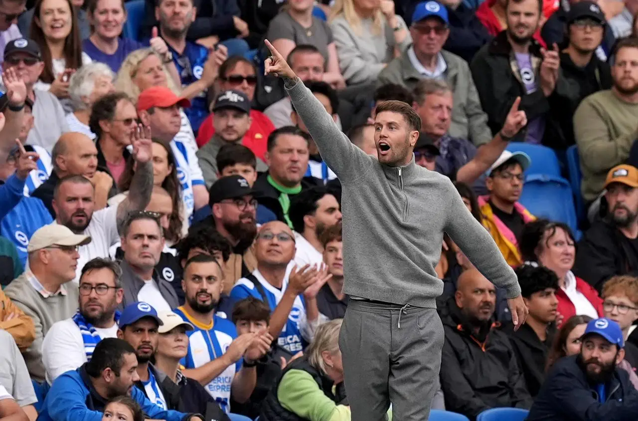Brighton manager Fabian Hurzeler