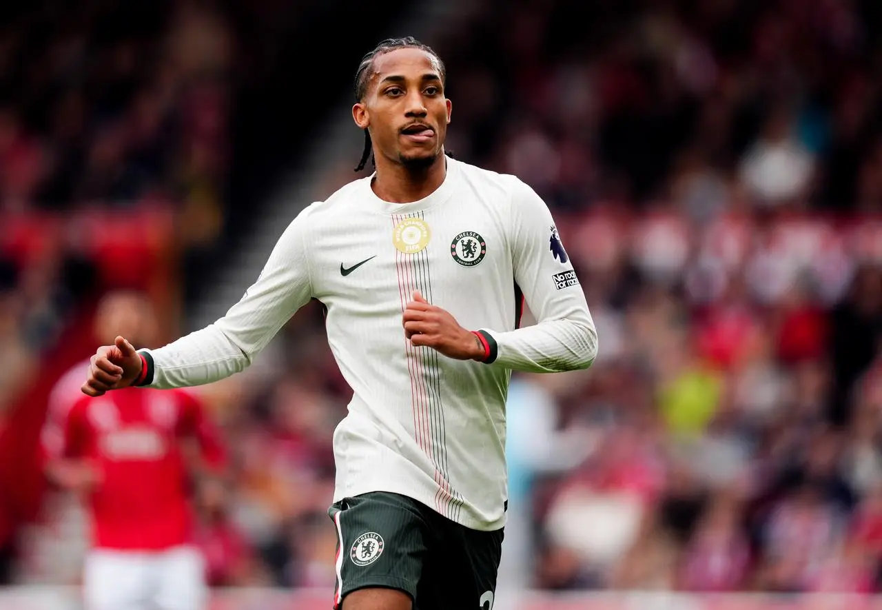 Chelsea’s Joao Pedro in action