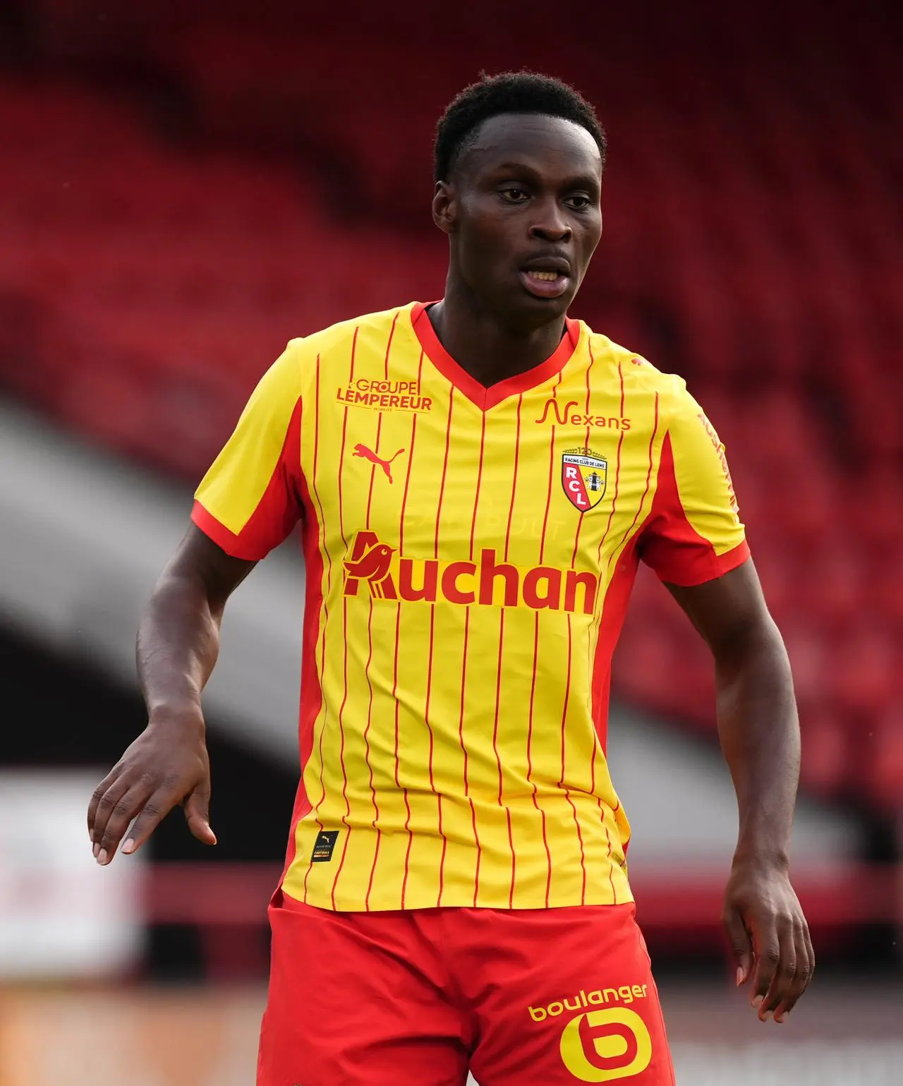 RC Lens’ Samson Baidoo during a pre-season friendly