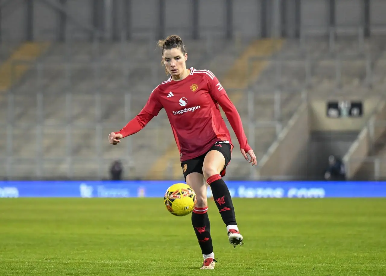 Manchester United’s Dominique Janssen during a Women’s FA Cup match