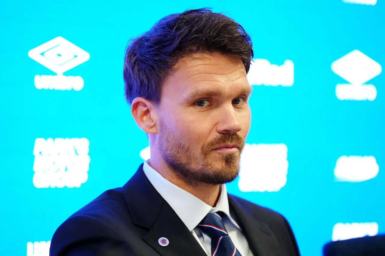 Rangers Head Coach Danny Rohl at his first Ibrox press conference