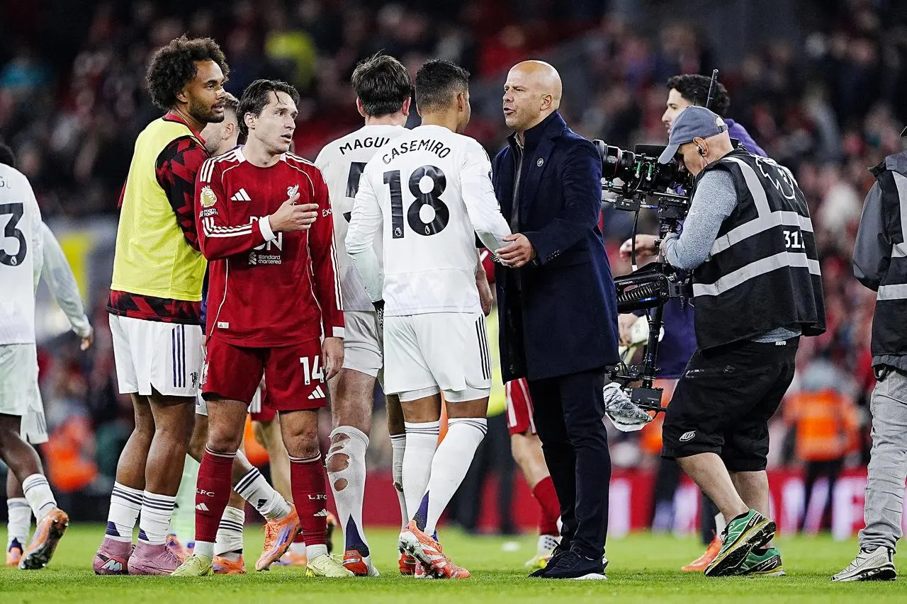 Liverpool manager Arne Slot