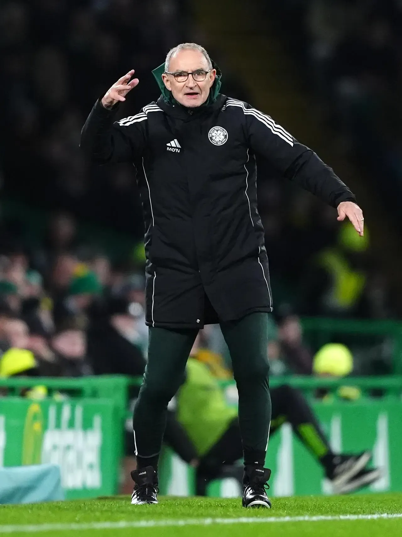 Martin O'Neill gestures on the touchline