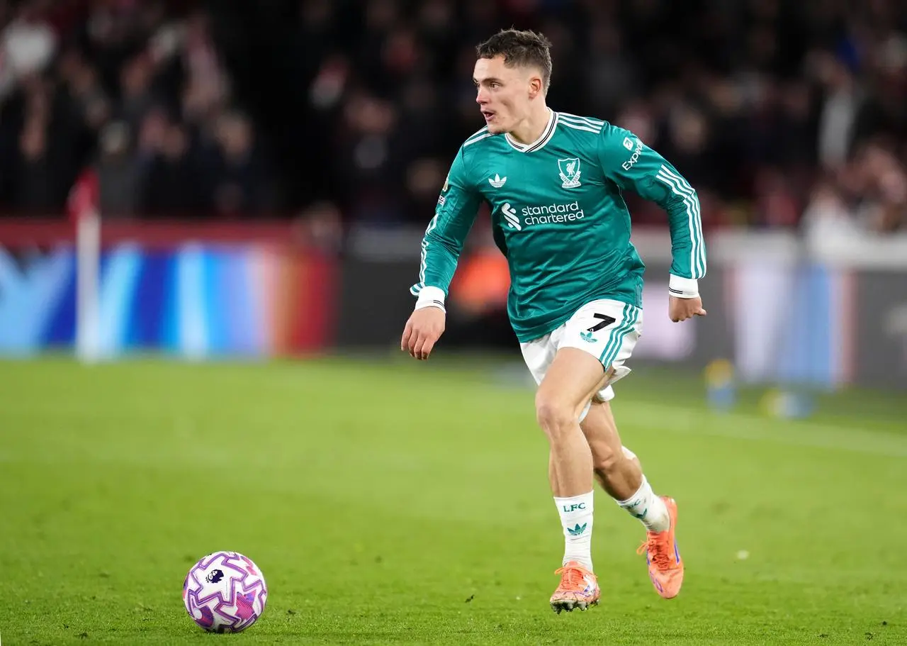 Florian Wirtz in action for Liverpool