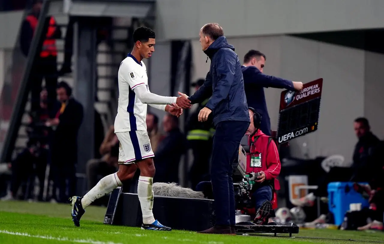 Jude Bellingham was substituted against Albania
