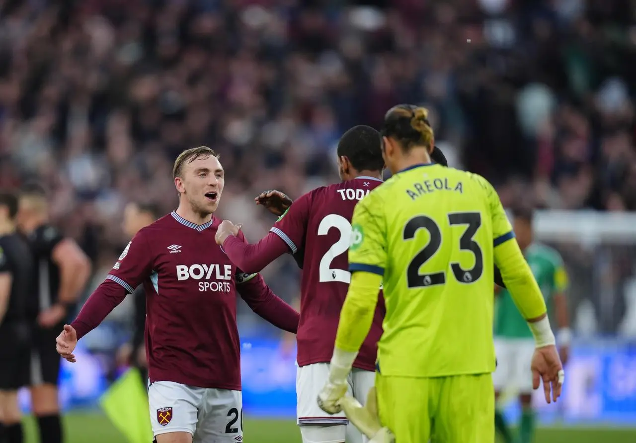West Ham celebrate