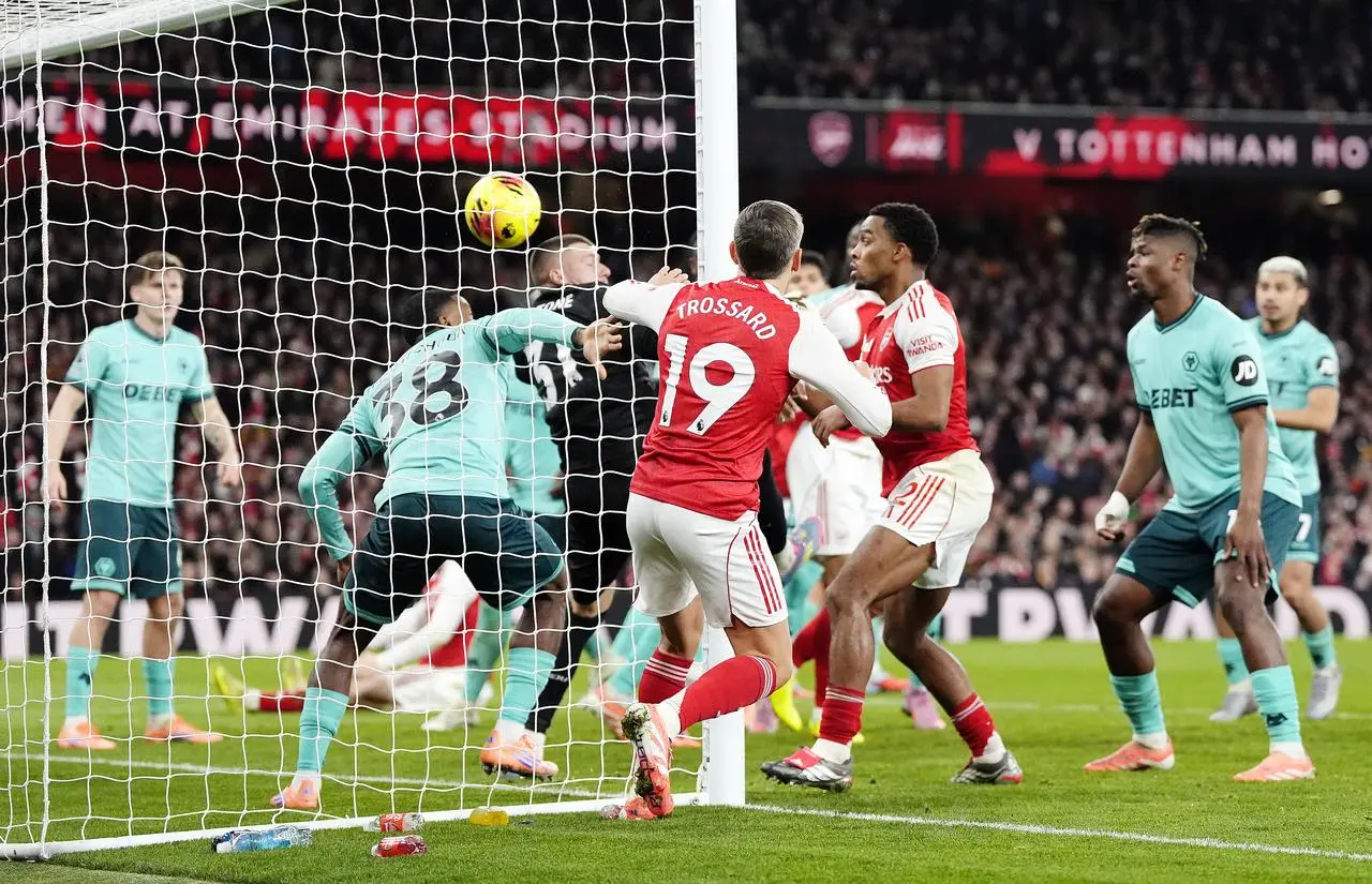 Wolves goalkeeper Sam Johnstone scored an own goal at the Emirates Stadium