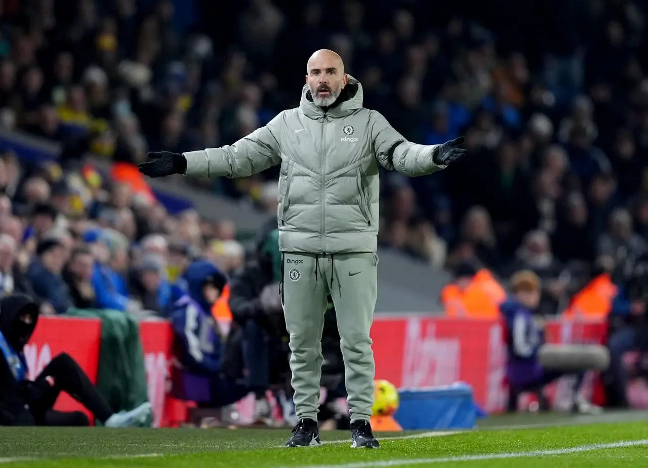 Chelsea manager Enzo Maresca