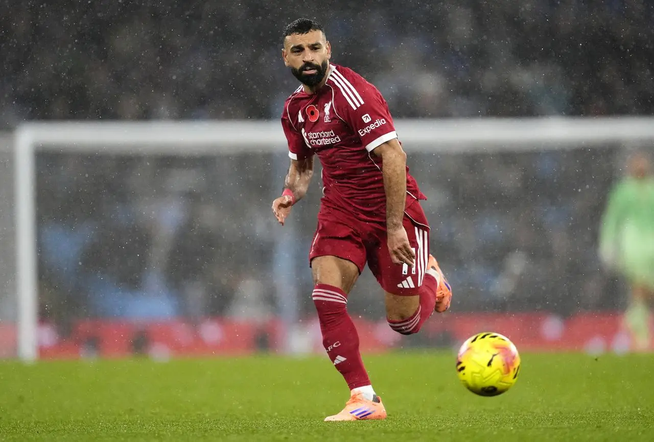 Mohamed Salah in action for Liverpool