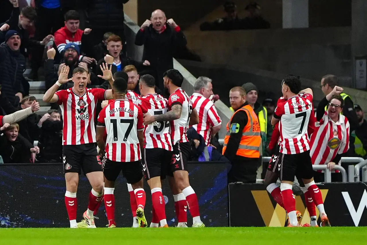 taking the lead against Newcastle