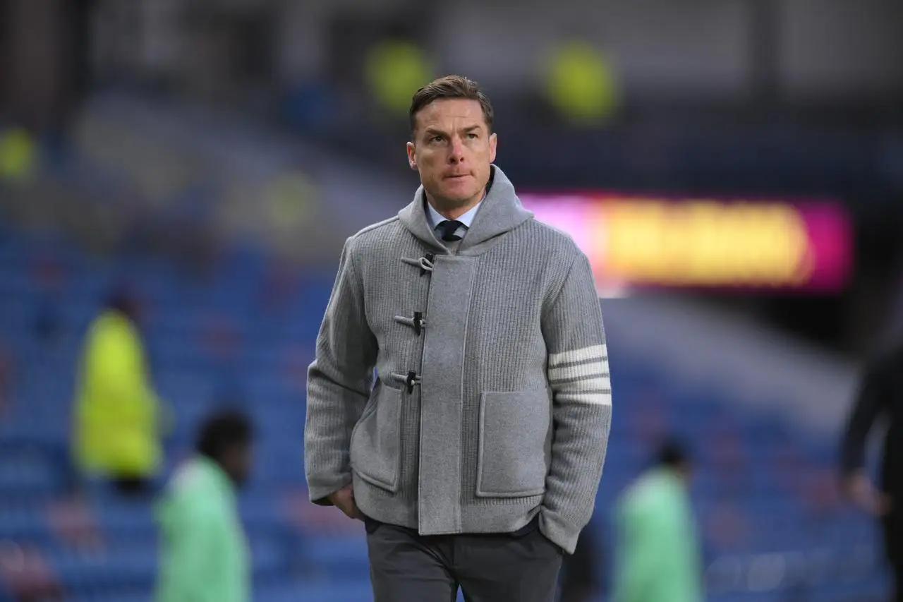 Burnley manager Scott Parker arriving before a Premier League match at Turf Moor