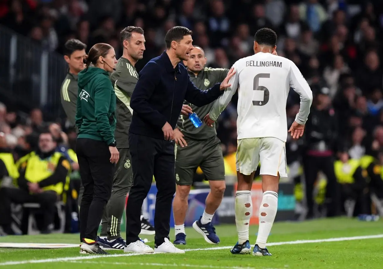 Jude Bellingham with Xabi Alonso