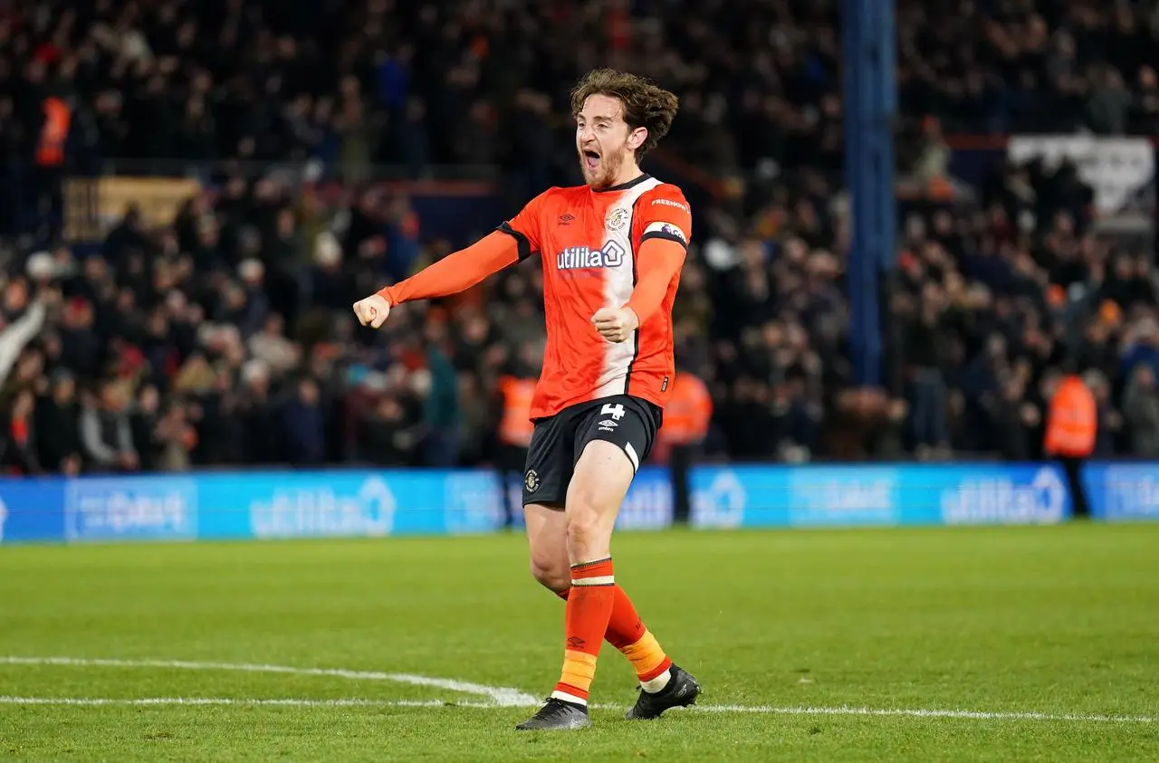 Tom Lockyer captained Luton in the Premier League