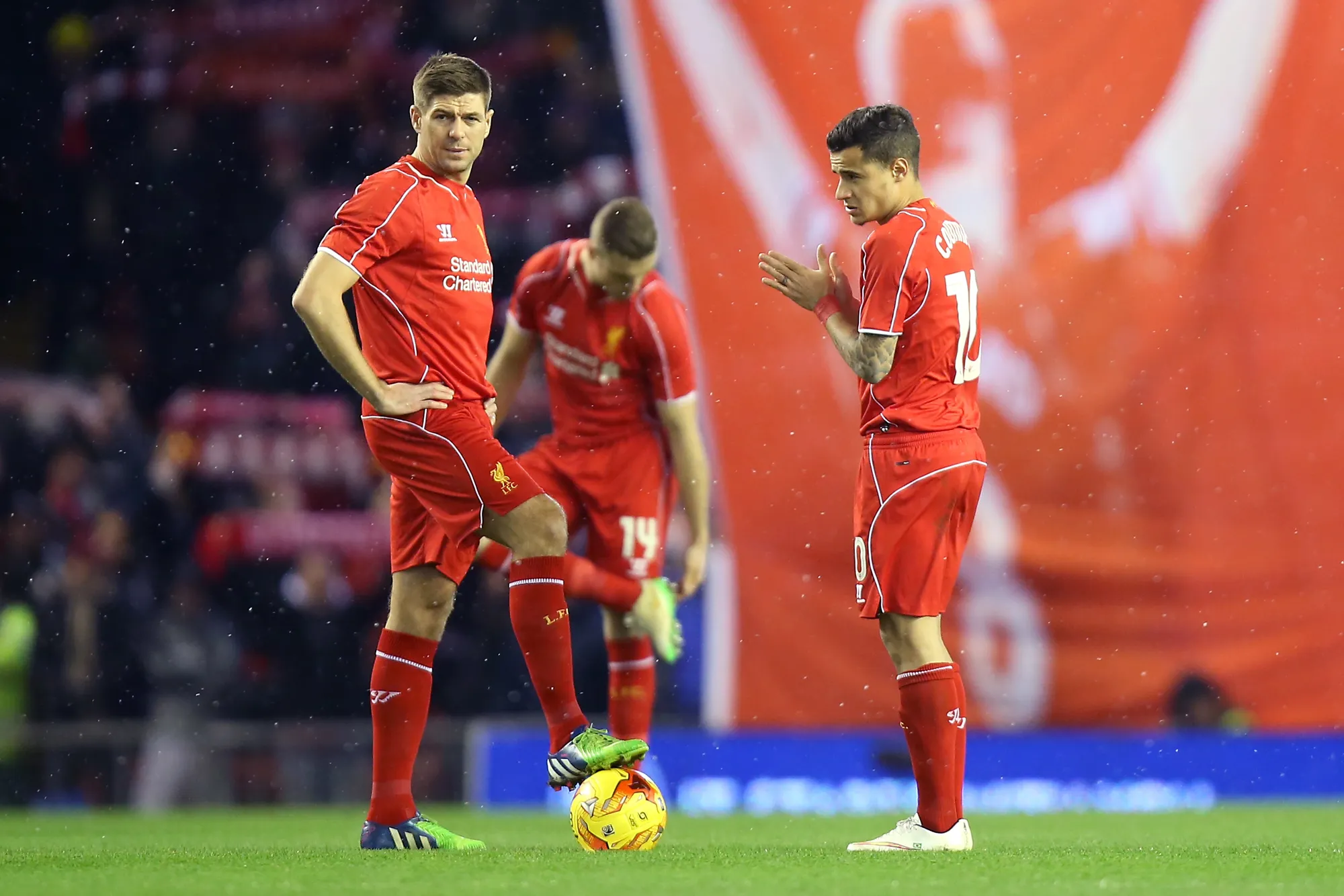 Coutinho played with Gerrard at Anfield