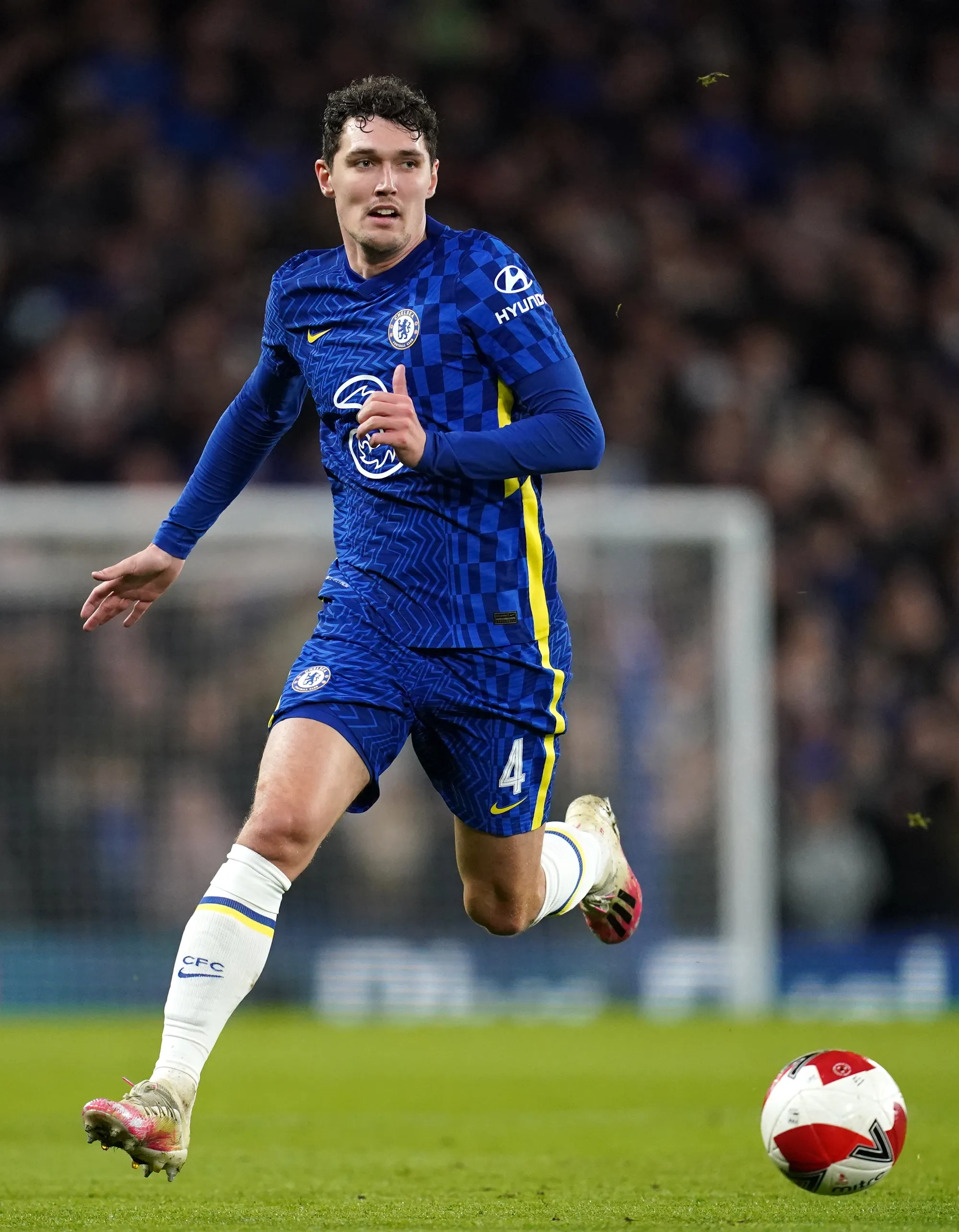 Andreas Christensen in action for Chelsea