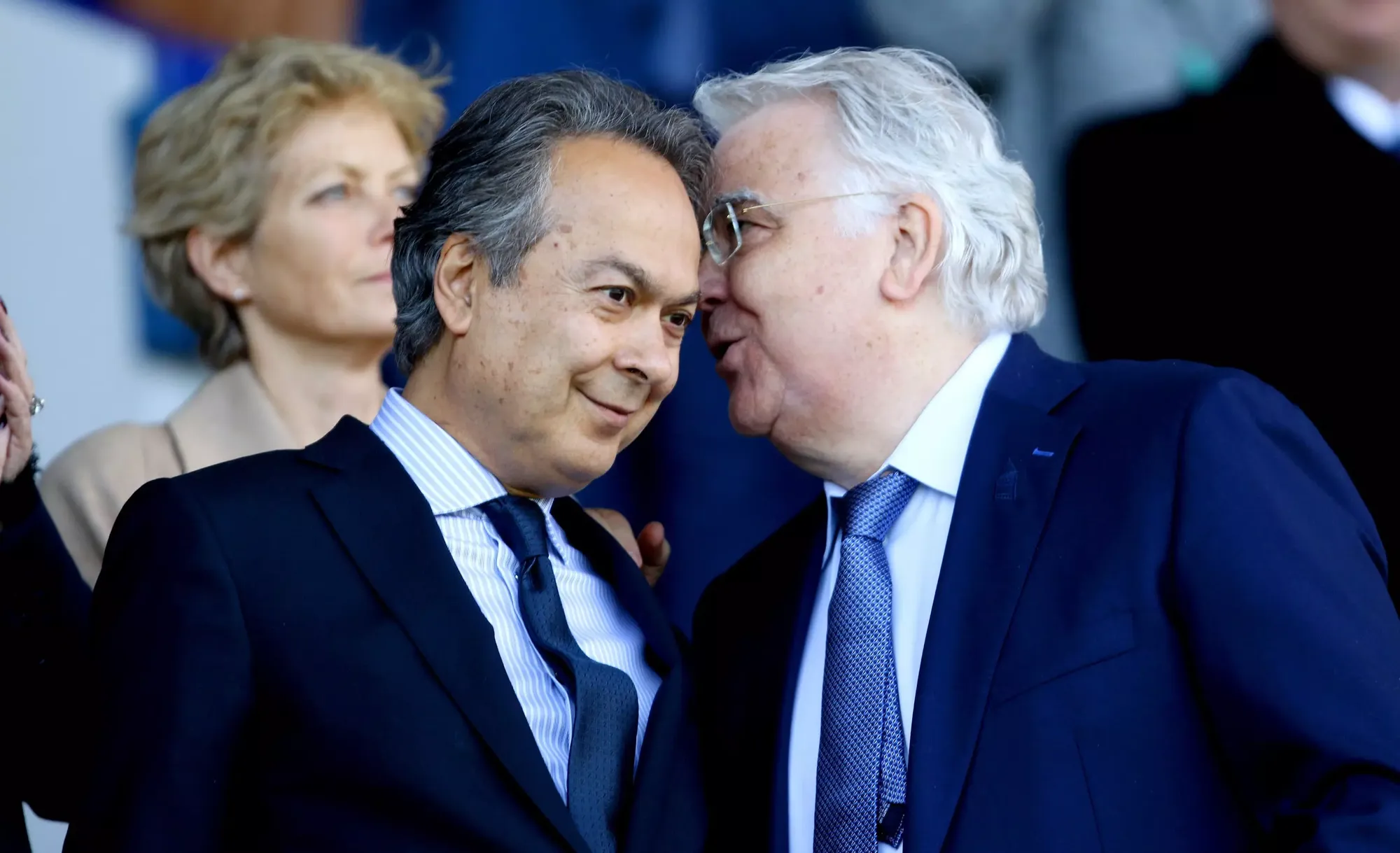 Everton owner Farhad Moshiri and Chaiman Bill Kenwwright