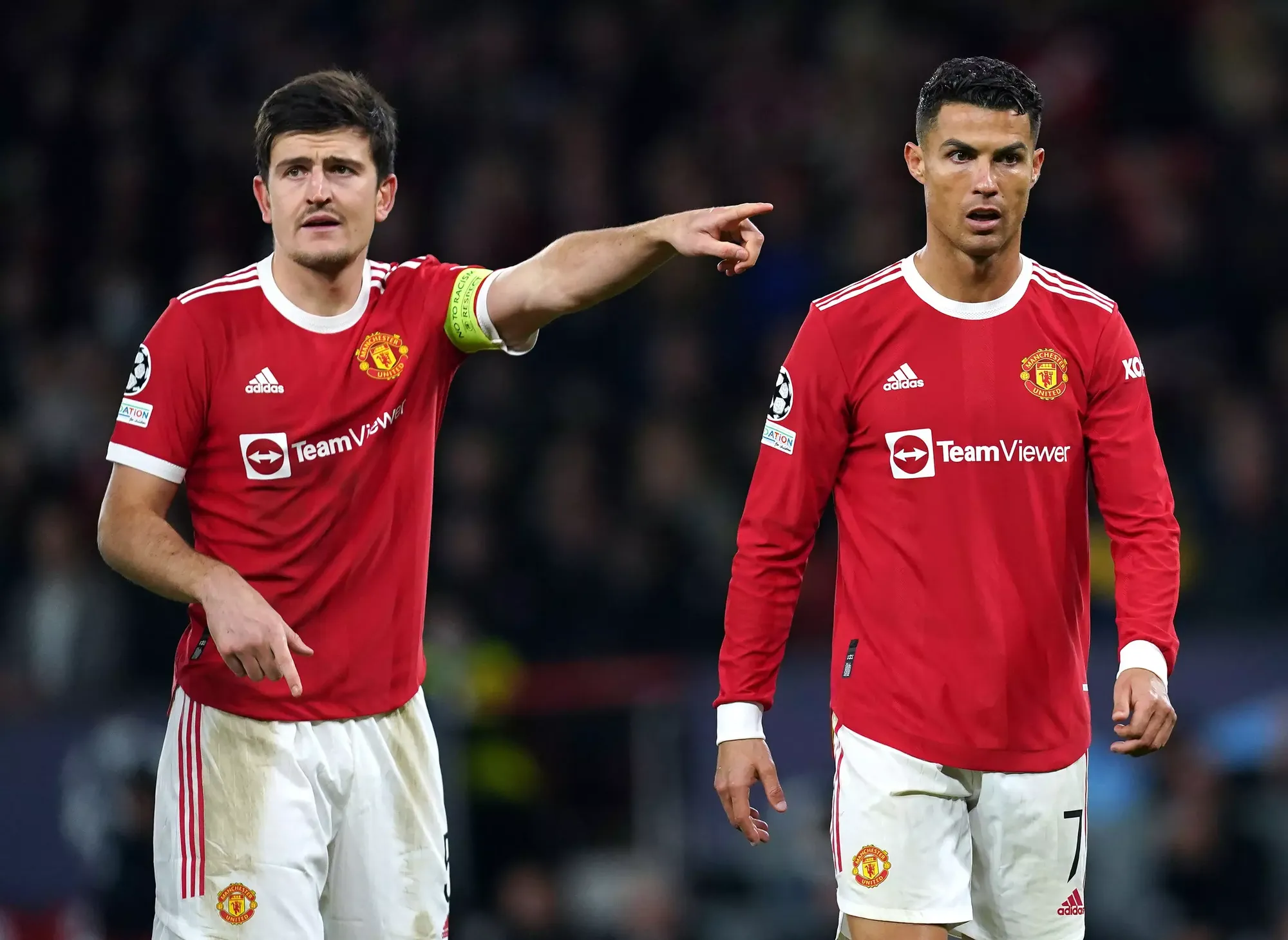 Maguire and Ronaldo are expected to set an example 