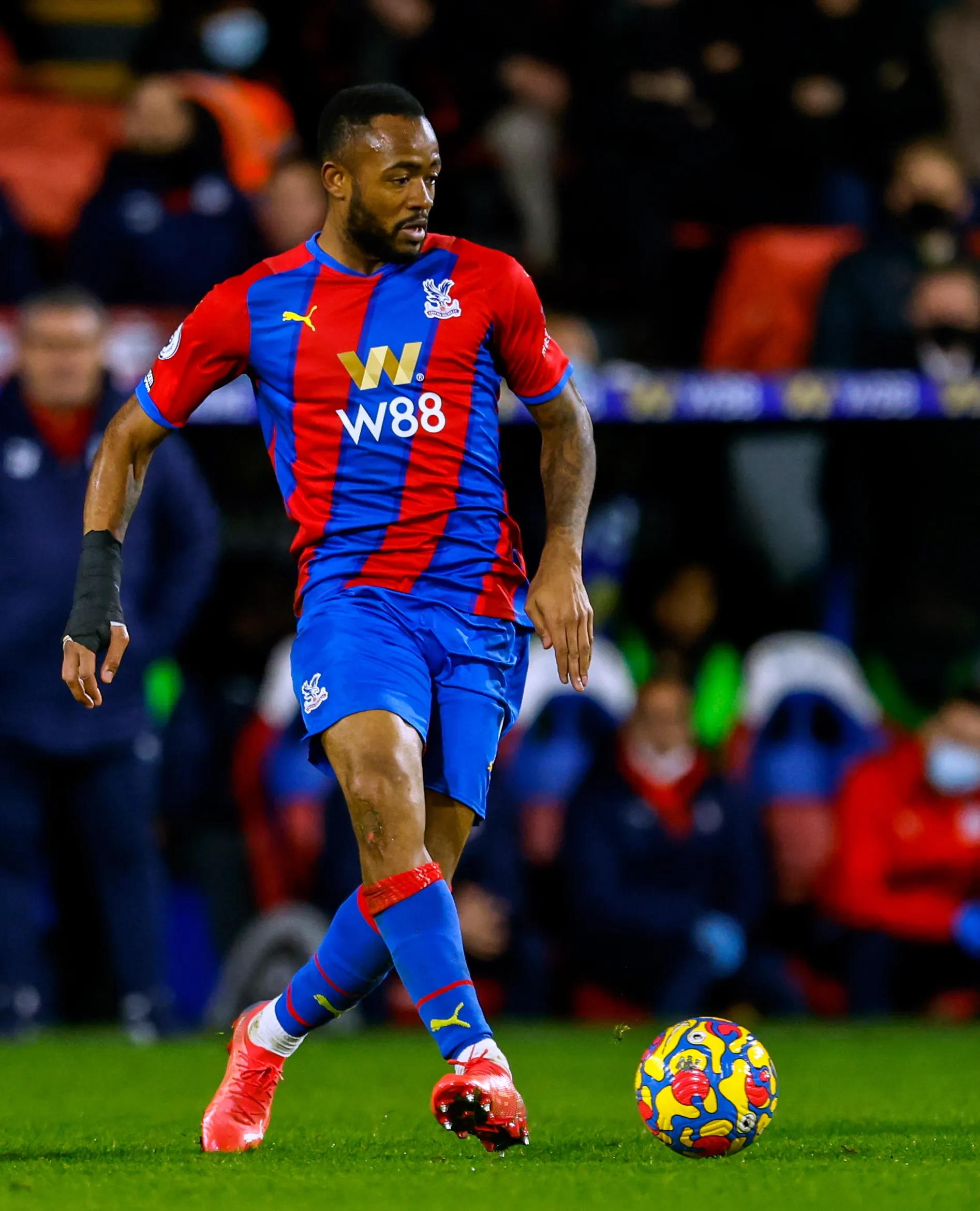 Crystal Palace striker Jordan Ayew