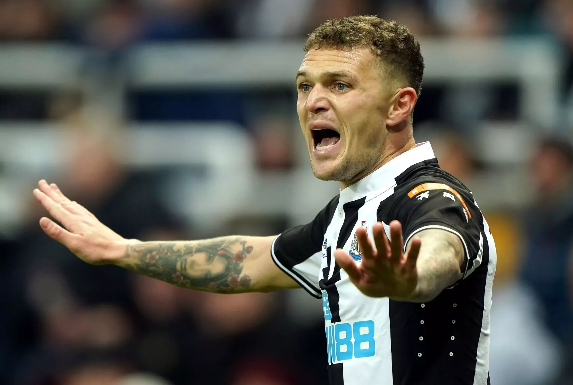 Kieran Trippier made his Newcastle debut in the shock FA Cup loss to Cambridge United