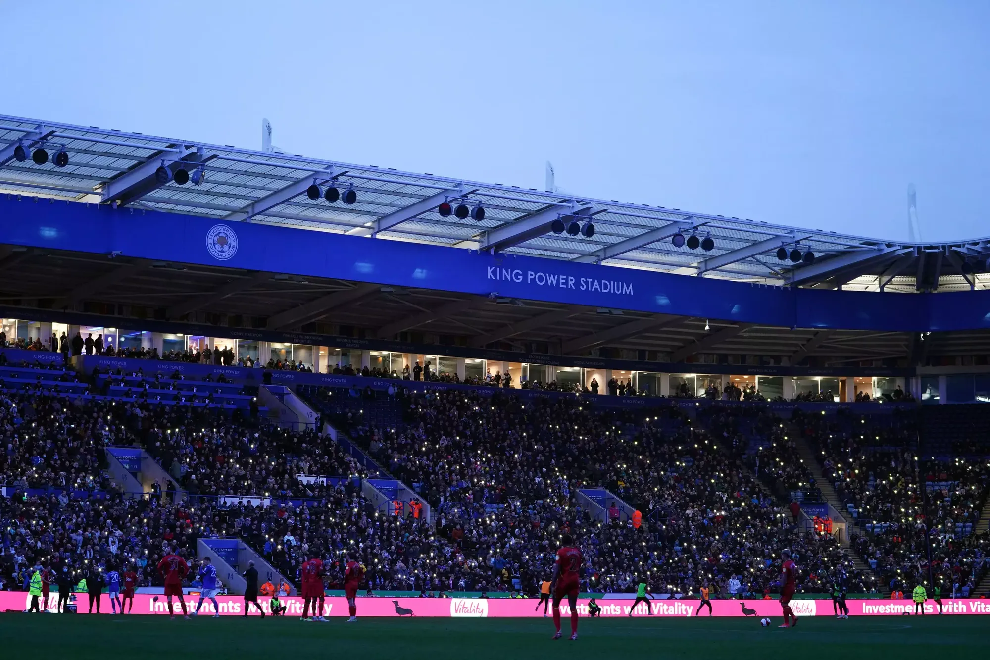 Even a floodlight failure at the KingPower Stadium couldn't stop Leicester progressing