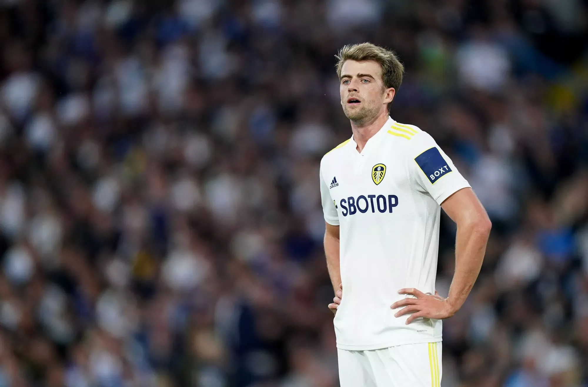 Patrick Bamford with hands on hips