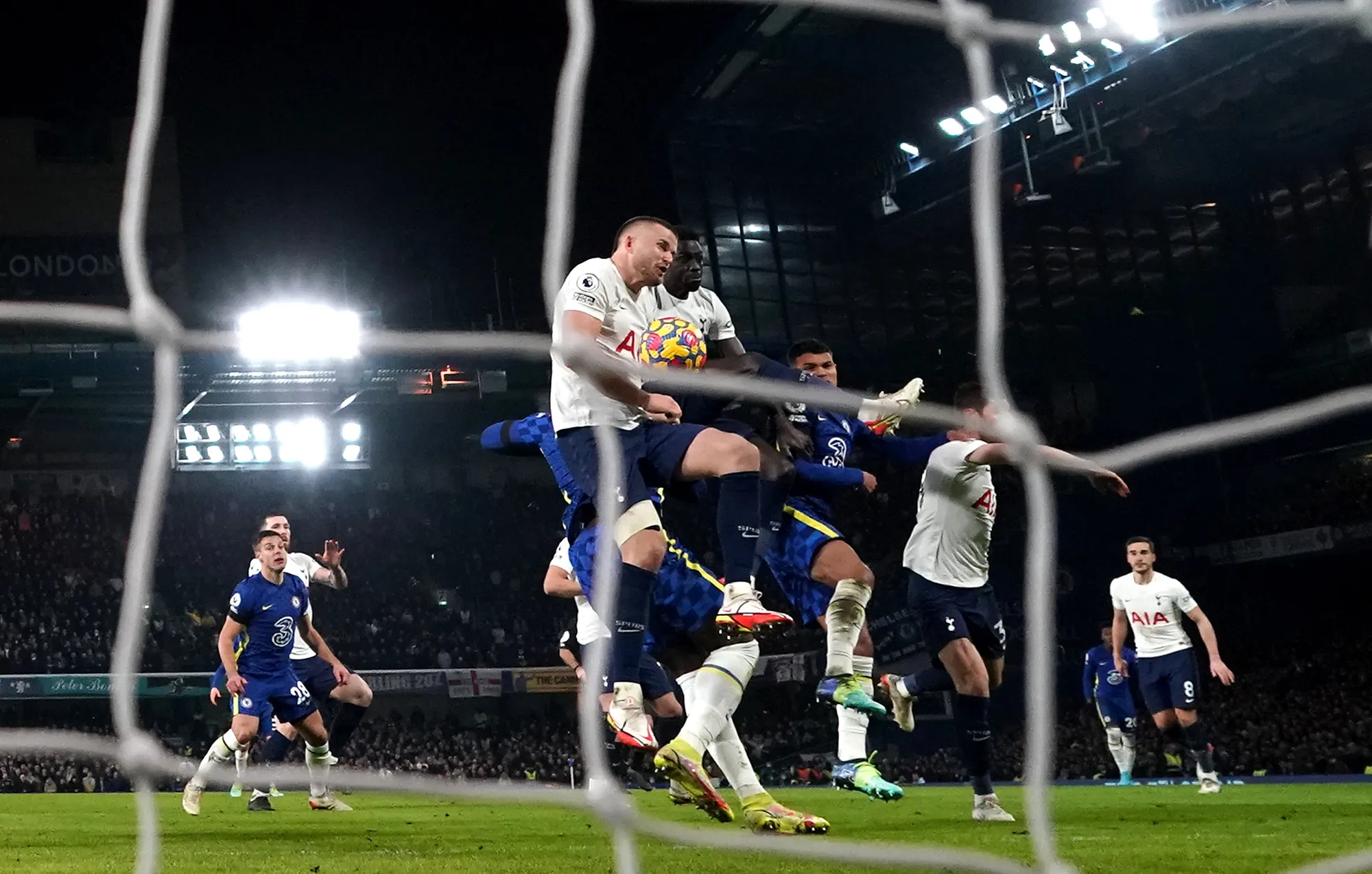 Thiago Silva scores Chelsea's second goal with a glancing header