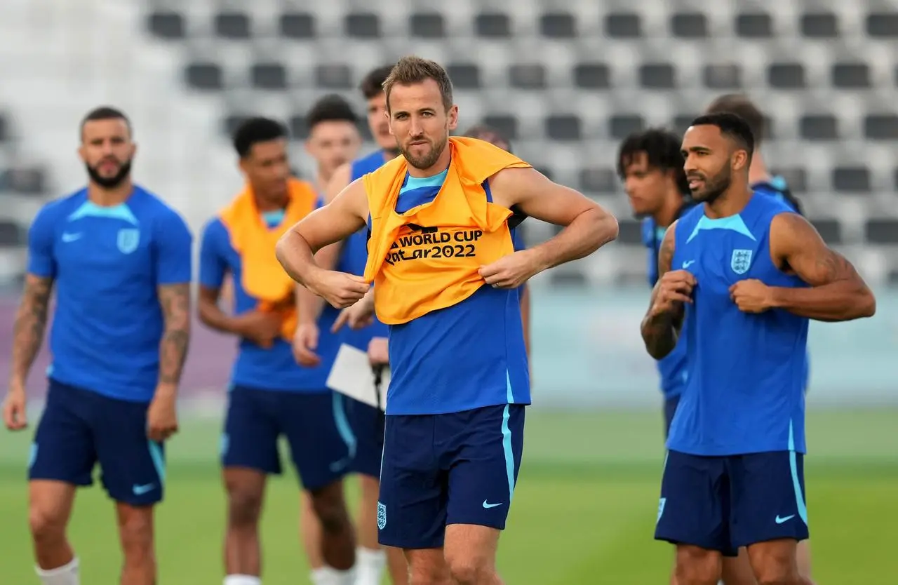 England Training Session – Al Wakrah Sports Club Stadium – Sunday November 20th