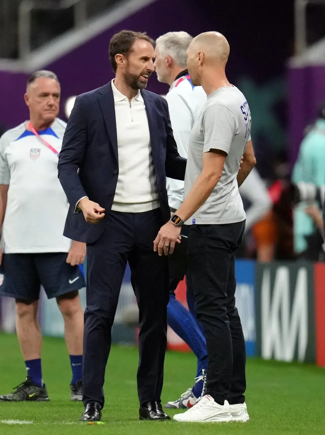 Gareth Southgate and Gregg Berhalter