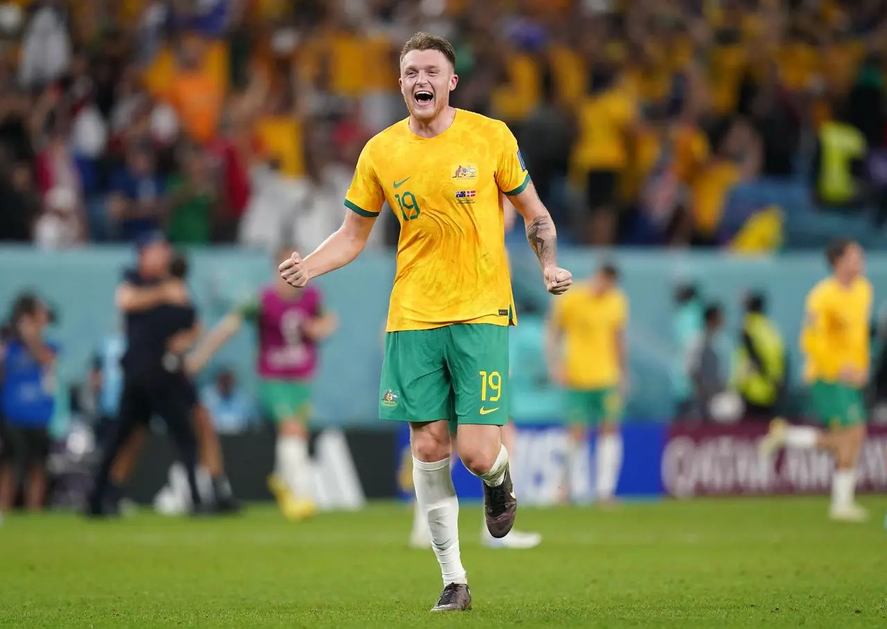 Stoke defender Harry Souttar was immense for Australia