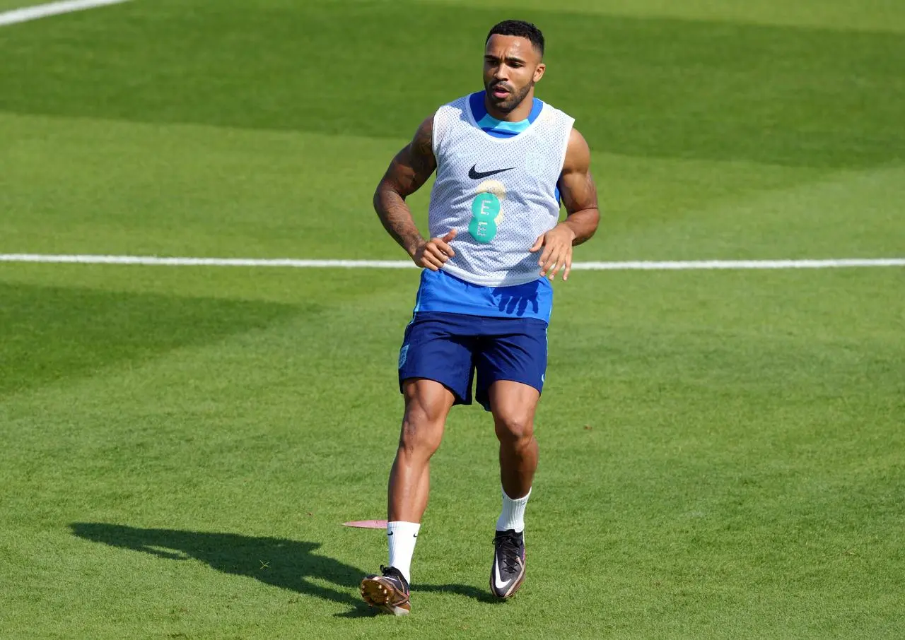 Callum Wilson during England training